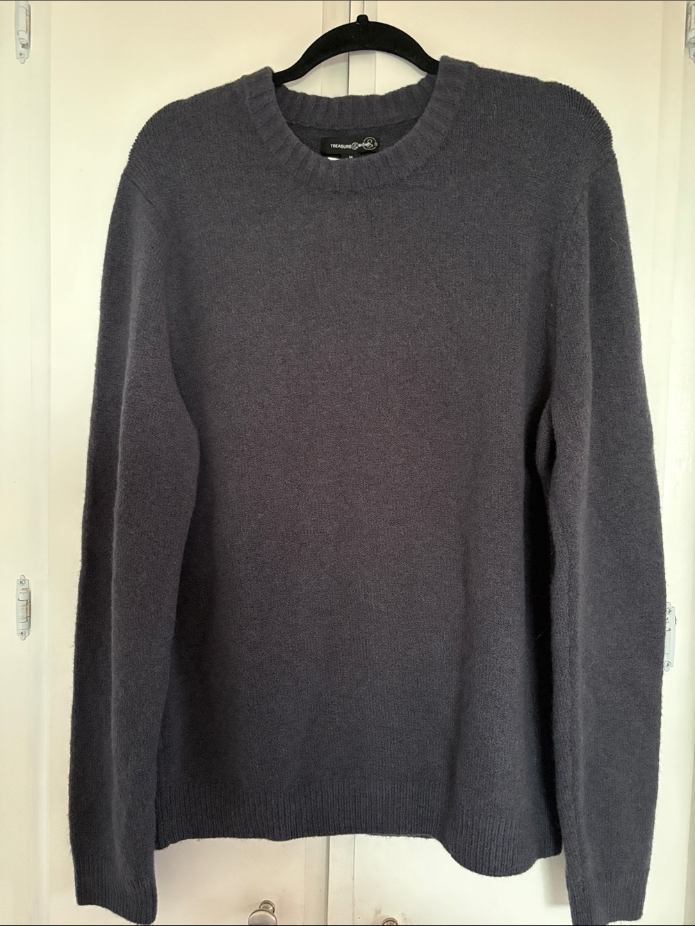 Treasure & Bond Men's Crewneck Sweater in Shale Blue M NWT
